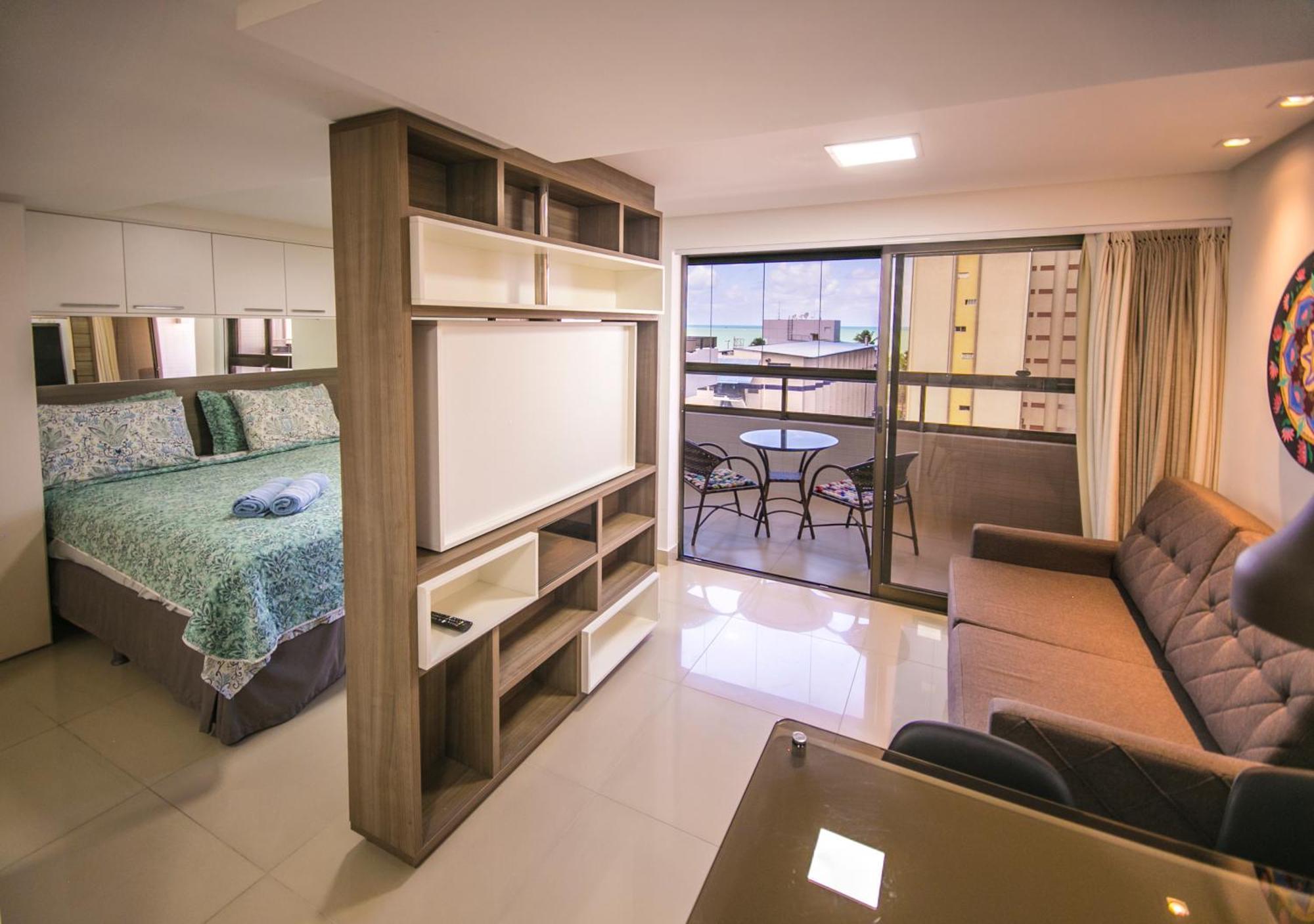 Goldflat Cabo Branco By Penareiaturbr Aparthotel João Pessoa Rum bild